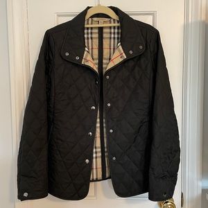 Burberry Brit Quilted Nova Check Jacket - Size XS